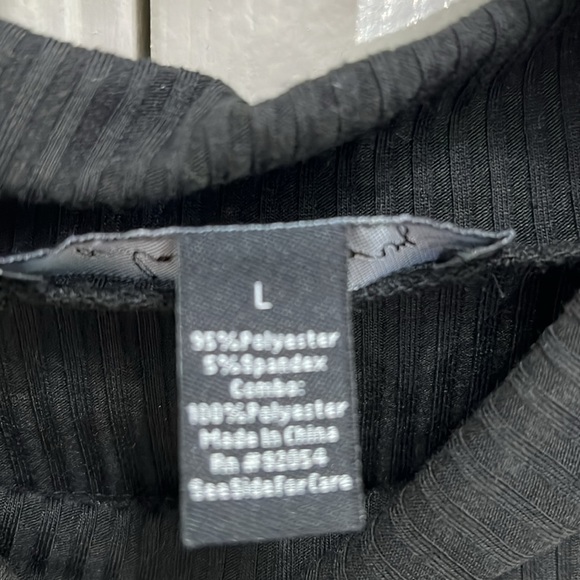 Lepaord long sleeve high neck women’s top size large - Picture 2 of 6